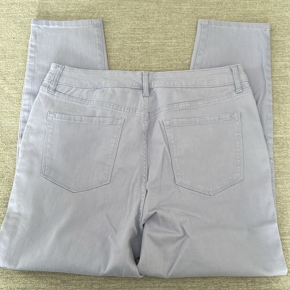 Nine West Gramercy Cropped “Sweet Lavender” Twill Pants. Size 12. NWT. - Picture 5 of 10